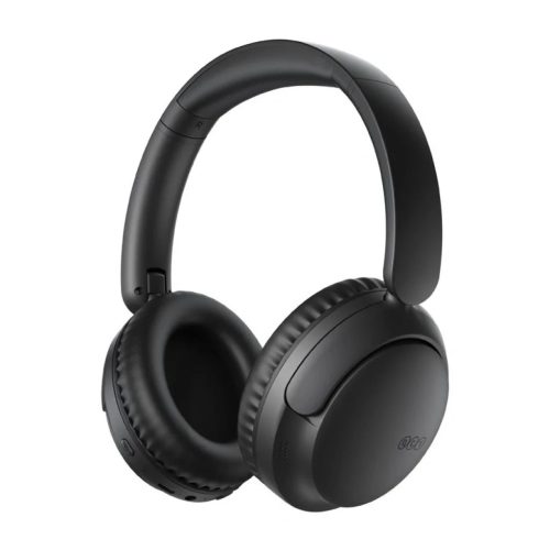 QCY H2S Lite fekete vezeték nélküli Bluetooth fejhallgató