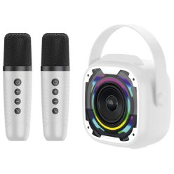   Blavec Hordozható Bluetooth Hangszóró WS-08 Karaoke Idol - 8W 2 mikrofonnal (WS08-2MW) fehér