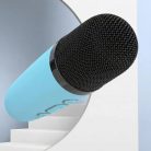 Blavec hordozható Bluetooth hangszóró WS-07 karaoke partijátékhoz - 5 W, 2 mikrofonnal (WS07-2MBL) kék