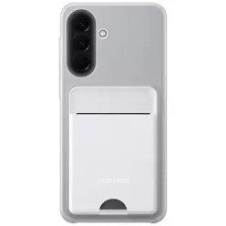 Samsung Galaxy A57 kártyatartós tok világosszürke tok