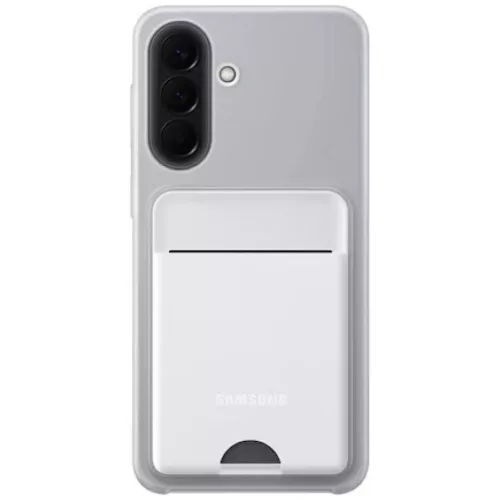 Samsung Galaxy A57 kártyatartós tok világosszürke tok