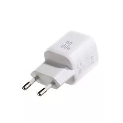   Joyroom JR-TG7 33W USB-A + USB-C Fali Töltő 60W USB-C - USB-C 1m Kábellel - Fehér