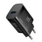 Joyroom JR-TF4 18W falitöltő 3A USB-A - USB-C 1m kábel - fekete