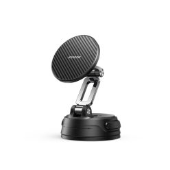   Joyroom JR-ZS510 Mágneses Autós Telefontartó Gél Tapadókoronggal - Gunmetal Fekete