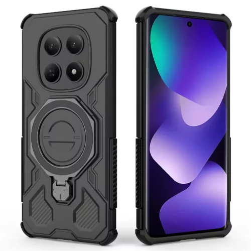 Xiaomi Redmi Note 15 5G / Poco M8 5G Fekete Techsuit Carbon Shield PRO tok
