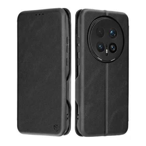 Honor Magic8 Pro Fekete Techsuit - Safe Wallet Plus tok