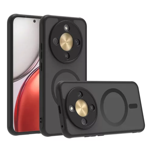 Honor Magic8 Lite Fekete Techsuit HaloFrost II MagSafe tok