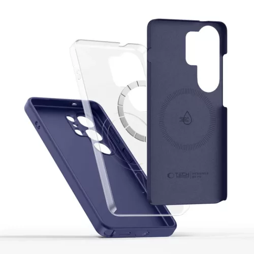 Samsung Galaxy S26 Ultra Tech-Protect Silicone MagSafe kobaltlila tok