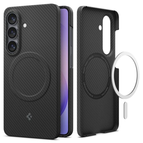 Samsung Galaxy S26 Spigen AirSkin Aramid Mag MagSafe fekete tok