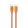 Forever Saffron USB-C - USB-C kábel 1,0 m 60W narancssárga