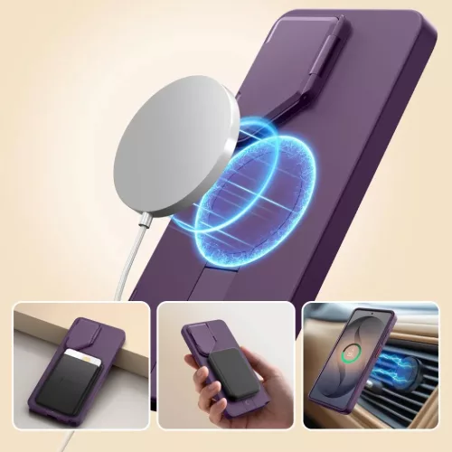 Samsung Galaxy S26 Ultra Tech-Protect Kevlar Aura MagSafe lila tok