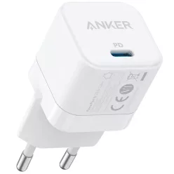   Fali Töltő Anker PowerPort III Cube, 20W, 3A, 1 x USB-C, Fehér A2149G21