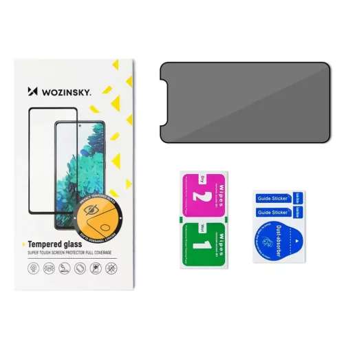 Wozinsky Privacy Glass Anti Spy üvegfólia iPhone 15 Pro Max - fekete