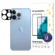 Wozinsky Teljes Kamera Üveg - fekete üvegfólia iPhone 15 Pro