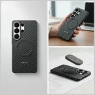 Samsung Galaxy S26 Ultra Carbon Magnet tok sötétszürke