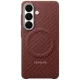 Samsung Galaxy S26 Carbon mágneses piros tok