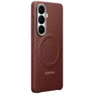 Samsung Galaxy S26 Carbon mágneses piros tok