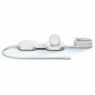 Zens Pro 3 2 az 1-ben vezeték nélküli töltő Apple Watch töltéssel Qi2 15W USB-C/USB-C fehér