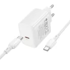 Borofone BN33 Fuente GaN Typ C - QC3.0 PD 40W hálózati USB-C töltő adapter