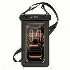 Univerzális 6,9 colos fekete vízálló lebegő tok Tech-Protect UWC7 tok