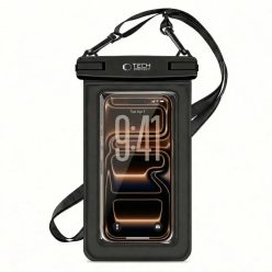   Univerzális 6,9 colos fekete vízálló lebegő tok Tech-Protect UWC7 tok