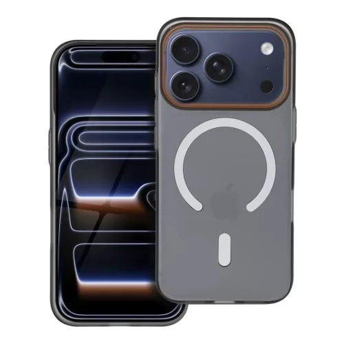 iPhone 17 Air Go Orange MagSafe-kompatibilis fekete tok
