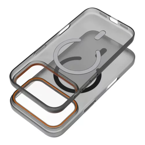 iPhone 17 Air Go Orange MagSafe-kompatibilis fekete tok