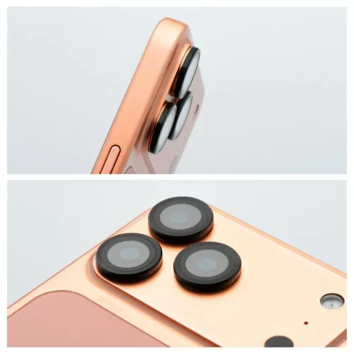 iPhone 17 Air Kamera Lencsevédő BLUE STAR Easy Install fekete üvegfólia