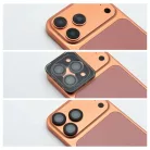 iPhone 17 Air Kamera Lencsevédő BLUE STAR Easy Install fekete üvegfólia