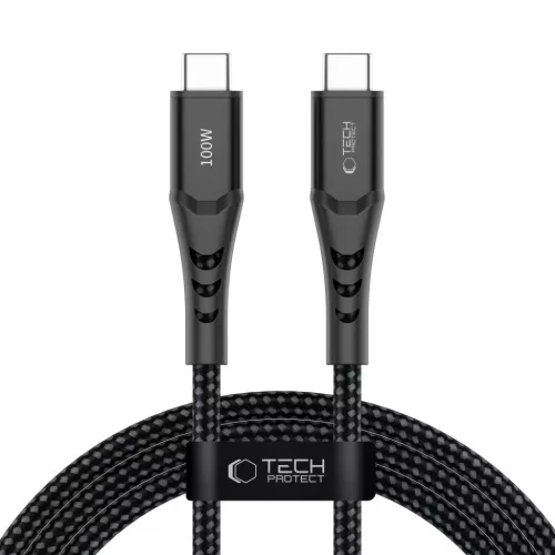 Tech-Protect UB11T Ultraboost Type-C kábel PD 100W / QC3.0 200cm fekete