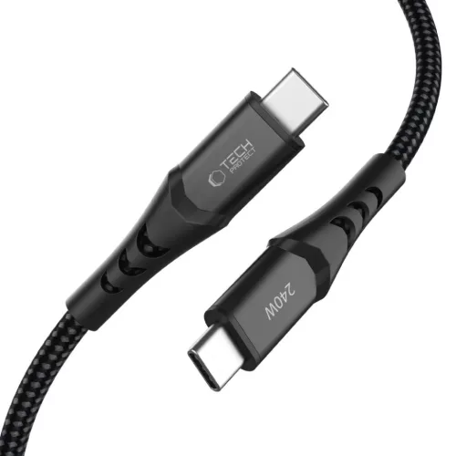 Tech-Protect UB11T Ultraboost Type-C USB kábel PD 240W / QC3.0 100cm fekete