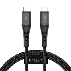   Tech-Protect UB11T Ultraboost Type-C USB kábel PD 100W / QC3.0 100 cm fekete