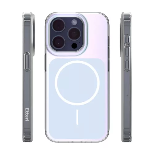 iPhone 15 Pro Etteri Hidden Pearl világoskék tok