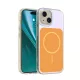 iPhone 15 rejtett gyöngyház narancssárga tok