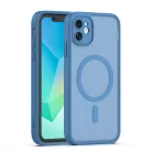 iPhone 11 Mag Matt sötétkék tok