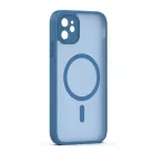 iPhone 11 Mag Matt sötétkék tok