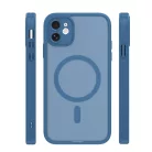 iPhone 11 Mag Matt sötétkék tok