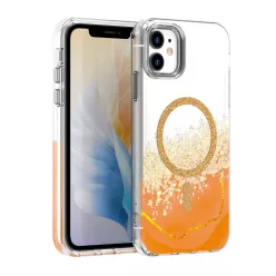 iPhone 11 Epoxy Mag narancssárga tok