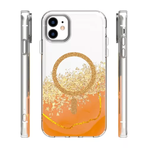 iPhone 11 Epoxy Mag narancssárga tok