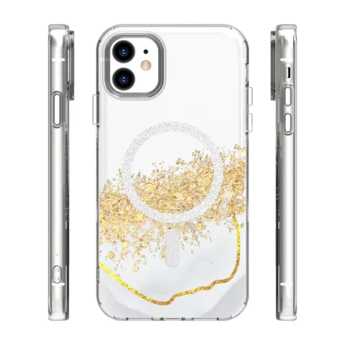 iPhone 11 fehér Epoxy Mag tok
