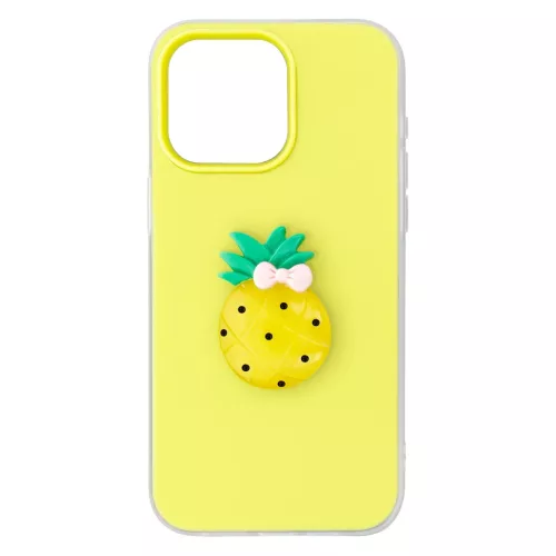 iPhone 16 Pro Fruit 2in1 sárga tok