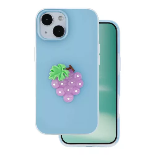 iPhone 11 Gyümölcs 2 az 1-ben kék tok