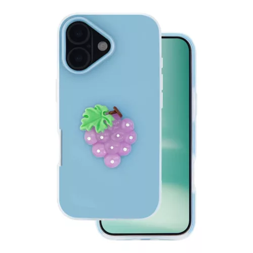 iPhone 17 Fruit 2in1 kék tok