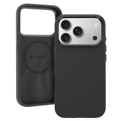 iPhone 17 Pro fekete Liavec Silky Tok fém kamera kerettel