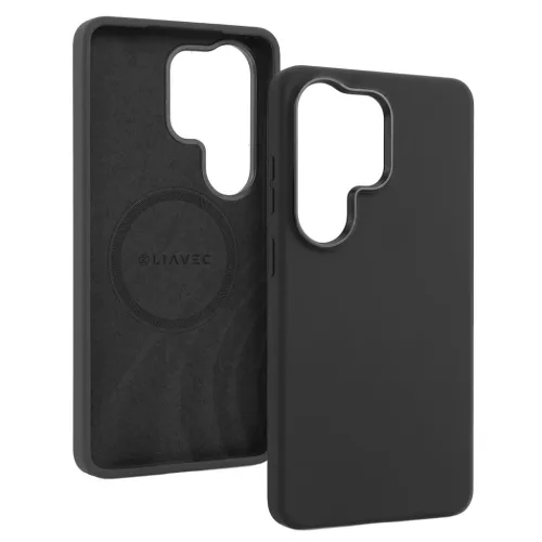 Liavec Silky tok fém kamerakerettel Samsung Galaxy S26 Ultra fekete
