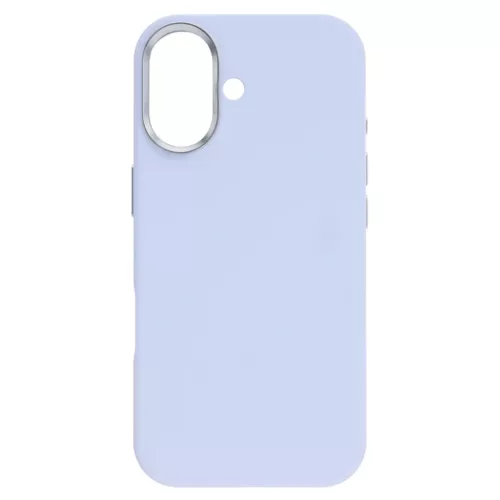 iPhone 17 Kék Liavec Silky tok fém kamera kerettel