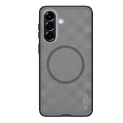   Nillkin Super Frosted PRO Mágneses Hátlapi Tok Samsung Galaxy A57-hez Átlátszó Fekete Tok