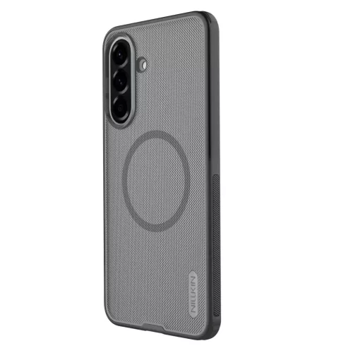 Nillkin Super Frosted PRO Mágneses Hátlapi Tok Samsung Galaxy A57-hez Átlátszó Fekete Tok