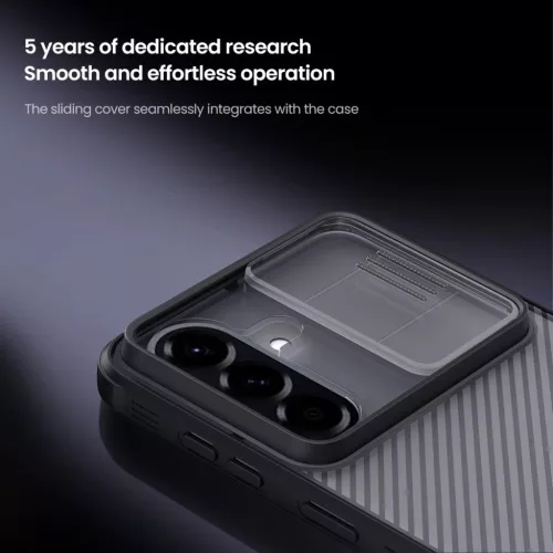 Nillkin CamShield PRO kemény tok Samsung Galaxy A57 Transparent Black tok