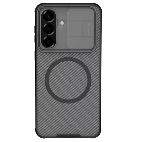 Nillkin CamShield PRO Mágneses Tok Samsung Galaxy A57 telefonhoz Átlátszó Fekete Tok